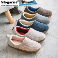 women men winter home cotton shoes women house slippers for couples lovers with plush warm antiskid tpr sole men cotton shoes