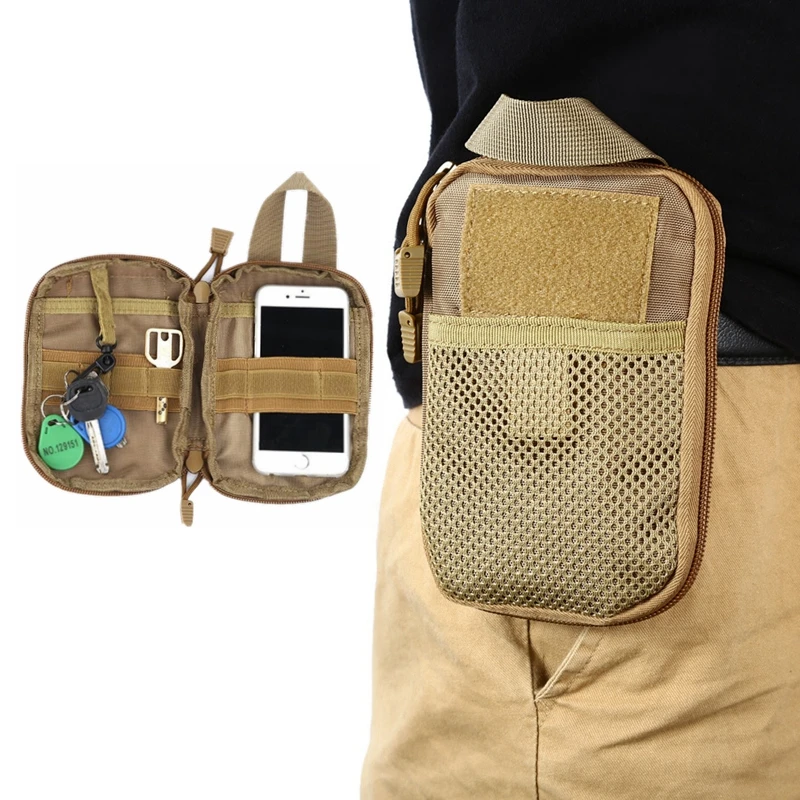 Тактическая Сумка Molle, военная медицинская сумка, охотничий рюкзак, аксессуары, многофункциональная сумка для телефона с маленьким ключом