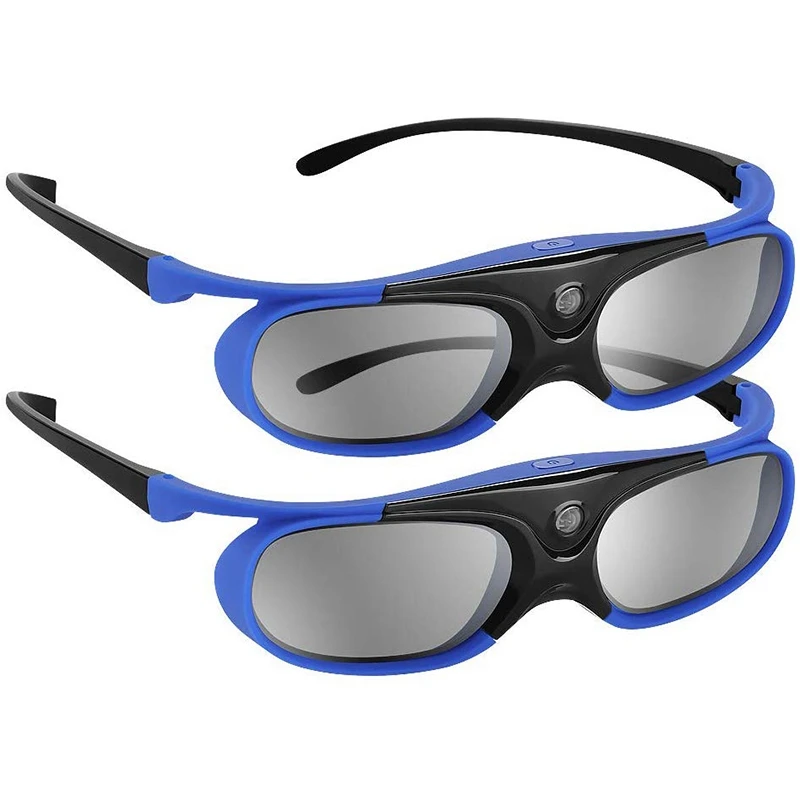 

Очки с активным затвором 2 шт., 3d-очки с поддержкой DLP-Link, USB-зарядка, для проекторов DLP LINK, совместимы с проектом BenQ W1070 W700