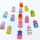 Серьги-гвоздики в виде медведя, 10 шт.