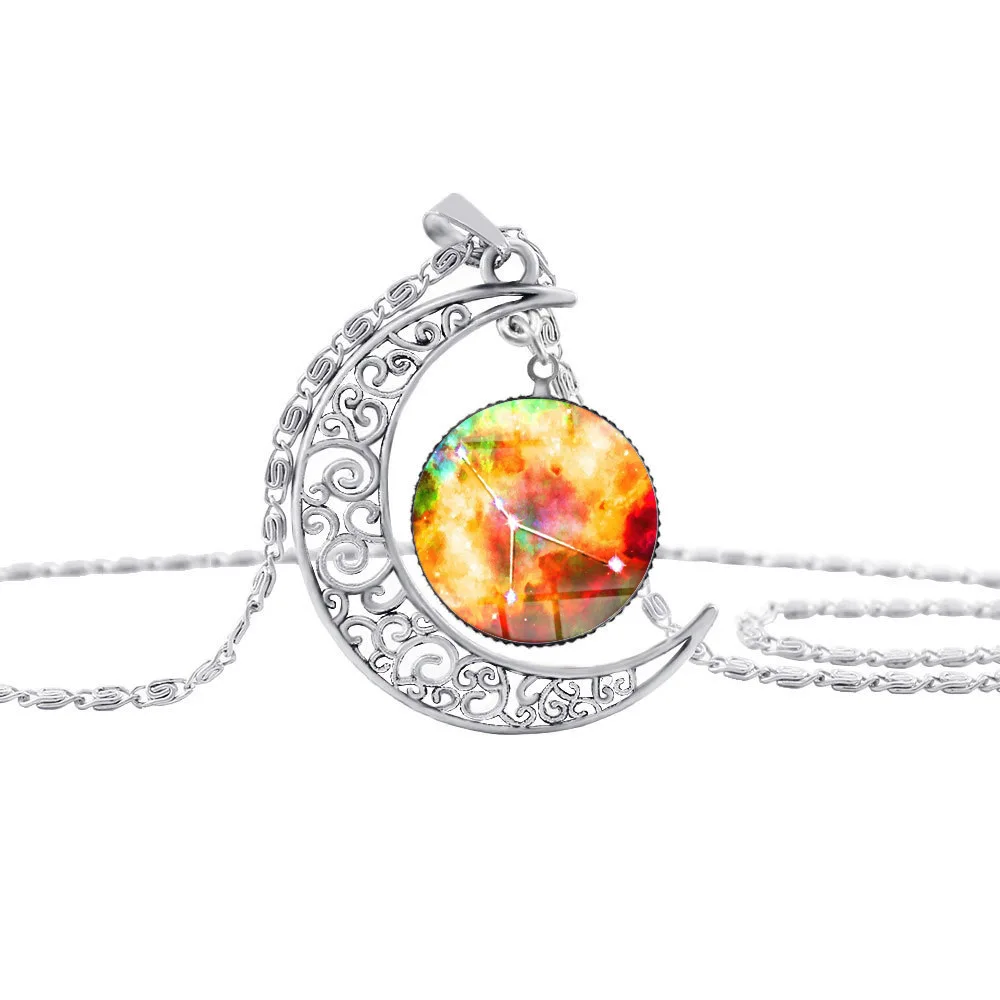 Полые Полумесяца Японские народные сандалии знак зодиака Рак Цепочки и ожерелья