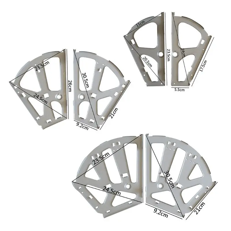 

1Pair Stainless Steel Furniture Hinge Shoe Drawer Cabinet Hinge Rack 1/2/3 Layer