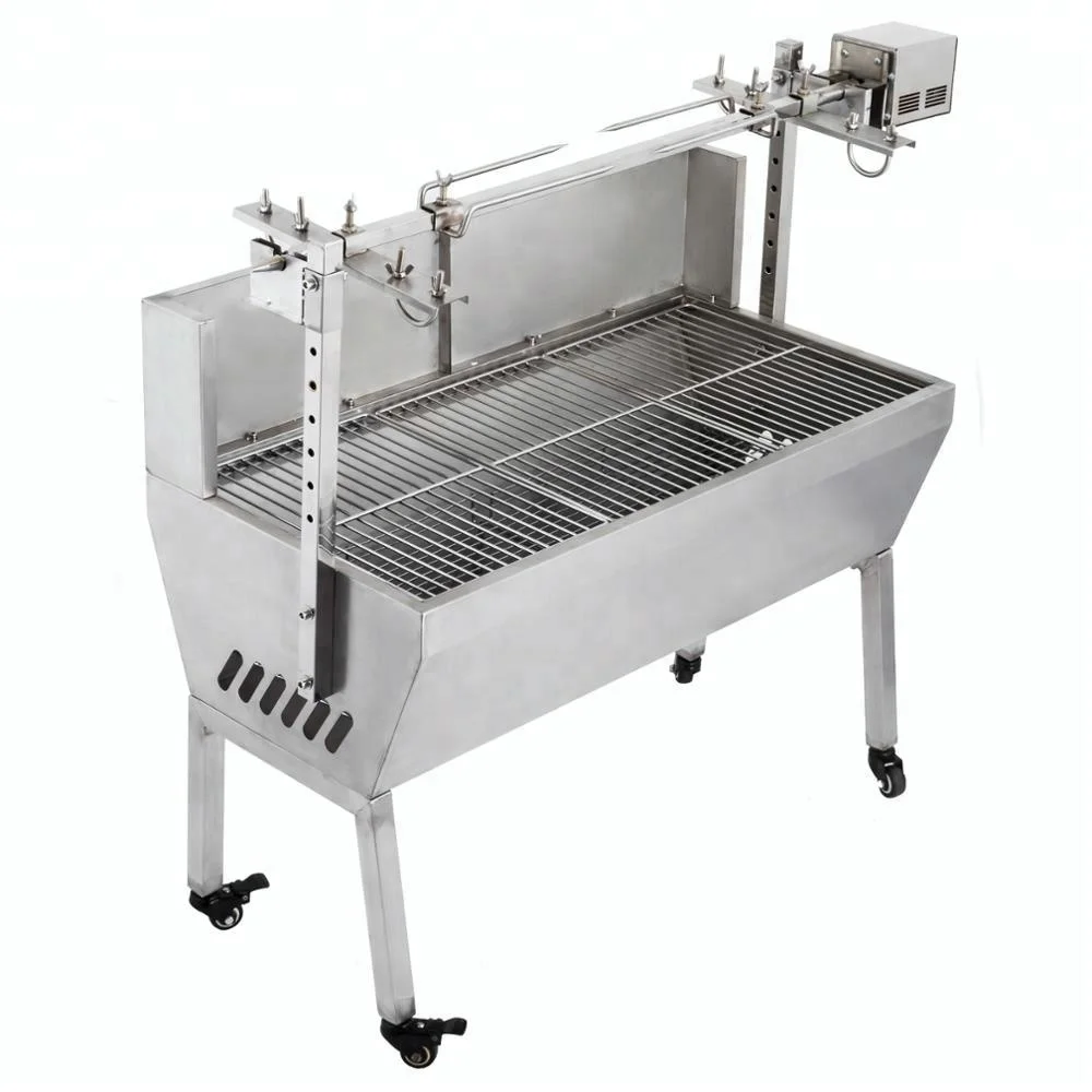 

Brand New 60KG Roaster Lamb Grill 9 Grill Height Adjustable