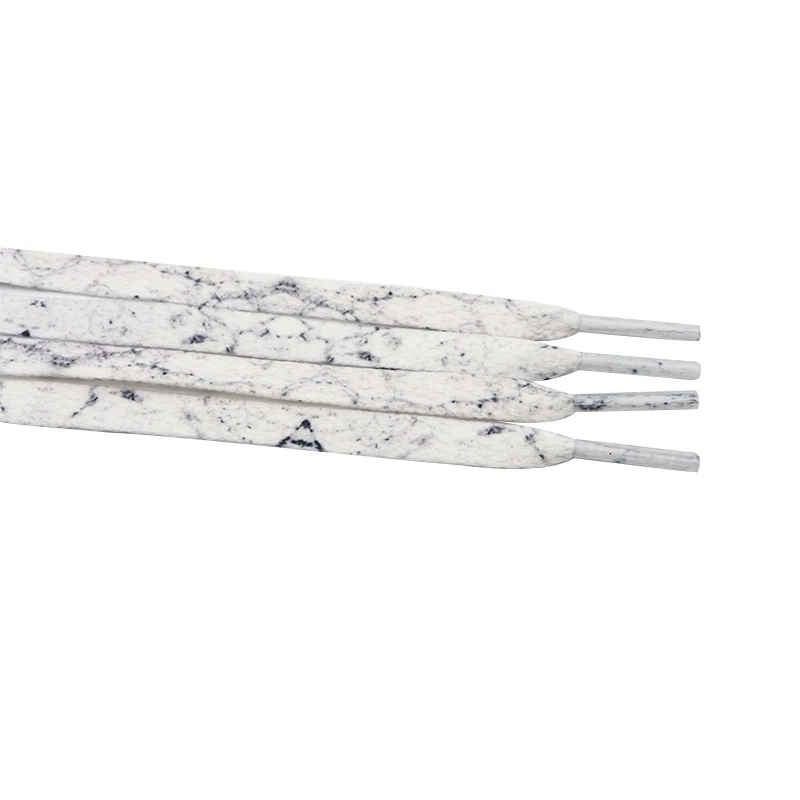 

(30Pairs/Lot) Weiou White Frozen Hiking Strong Canvas Cotton Shoe Laces 0.8 Cm Flat Sports Printed Shoelaces Custom Logo Length