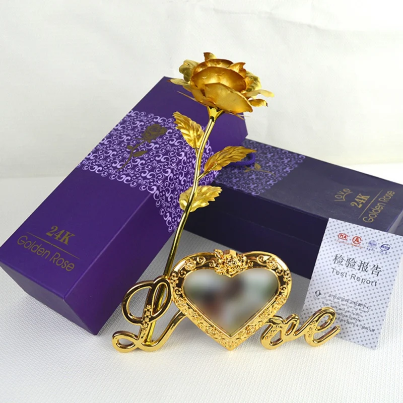 1 шт. фольга роза украшение фоторамка для подарков основа Привлекательный Цветок