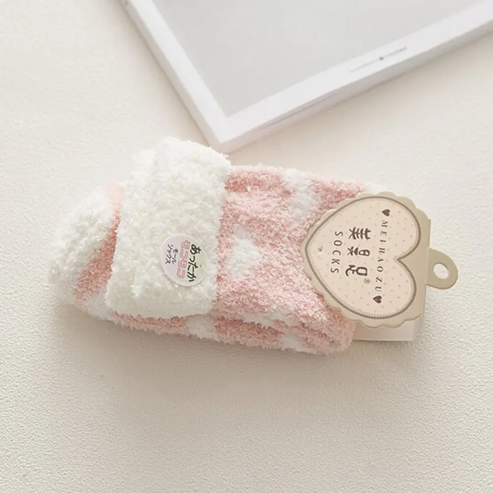 

Носки женские утепленные плюшевые, 6 цветов, 1 пара