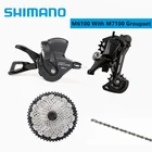 Набор компонентов SHIMANO DEORE M6100 ST + RD с M7100 CN и Sunshine, 12 Скоростей, 11-46T11-50T, Кассетный переключатель цепи, задний переключатель передач MTB