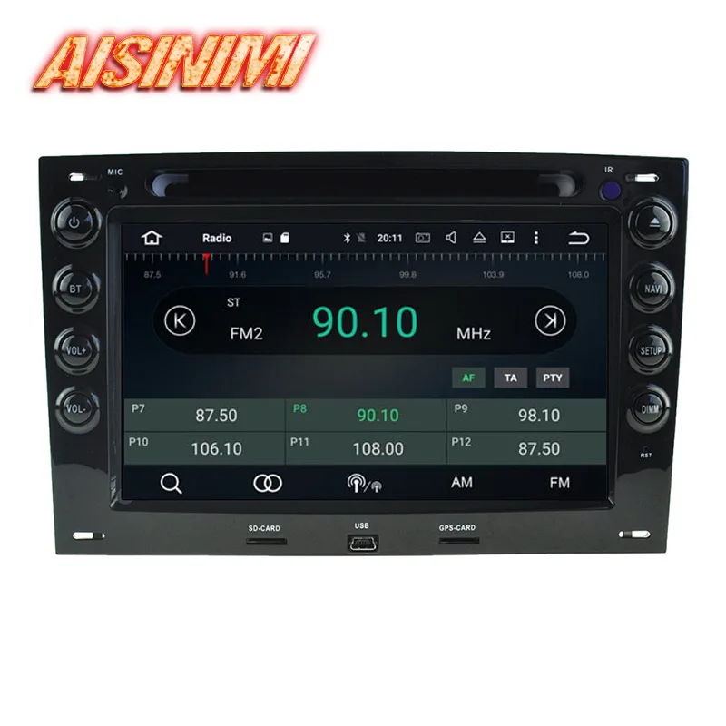 Aisinimi Android 10 для Renault Megane (2003 2008) автомобильный Dvd плеер стерео монитор все в