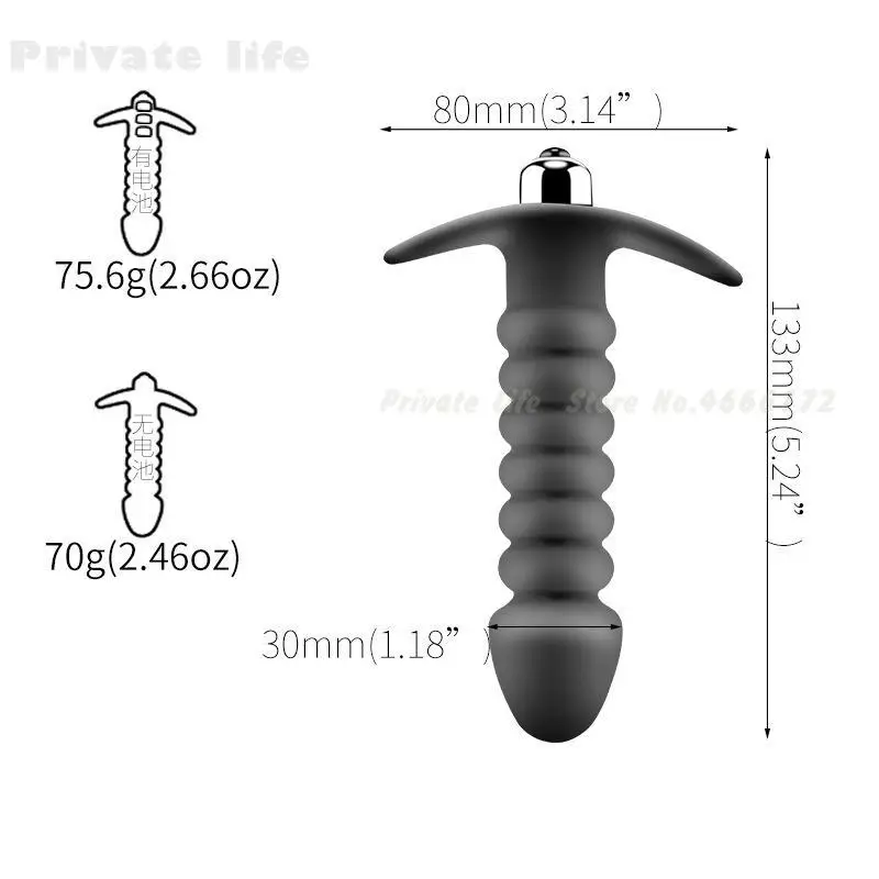 Новый вибратор пуля назад корт G spot Вибрация для простаты Анальный массажер секс