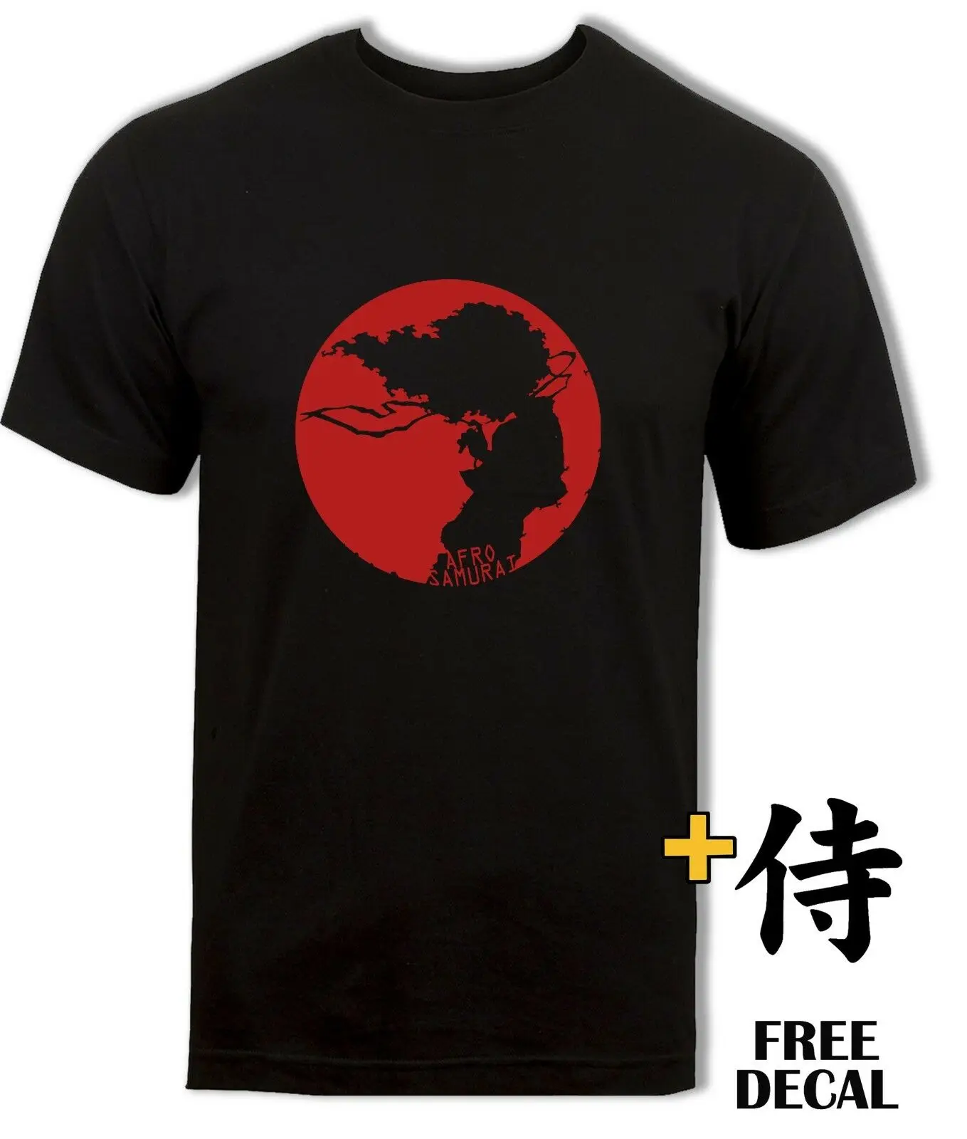 Афро Самурай футболка фехтовальщик ниндзя Jinnosuke Аниме Манга подарок Топ мужские