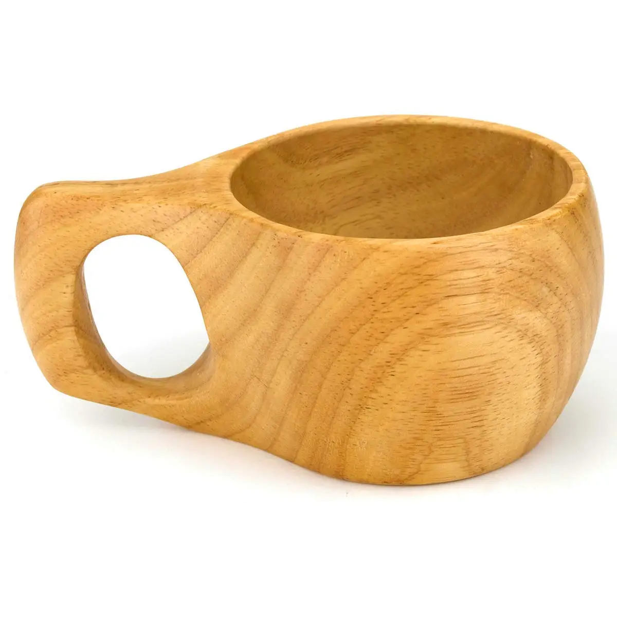 Деревянная кружка чайная чашка новые кофейные кружки-Rubberwood | Дом и сад