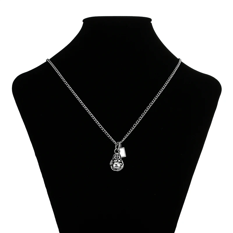 Будды кулон с эфирным Чиан ожерелье в винтажном стиле для мужчин и женщин хит