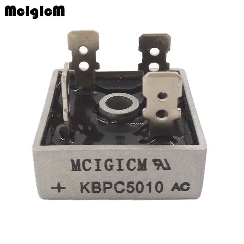 MCIGICM 1 шт. 50A 1000 В диодный мостовой выпрямитель kbpc5010 - изображение