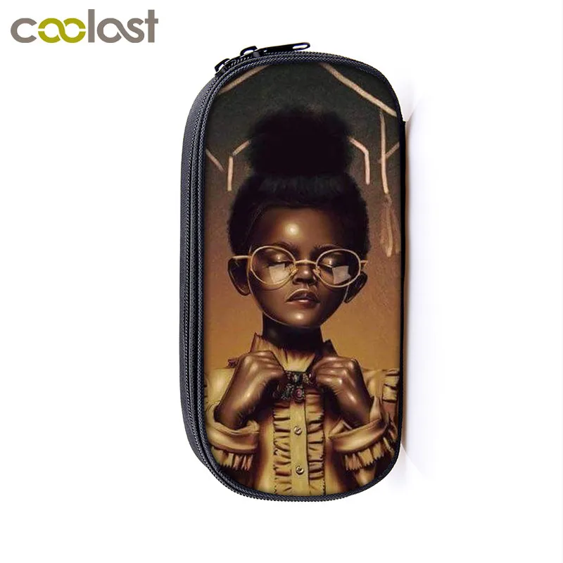 Африканские коричневые женские косметические шкатулки пенал для девочек