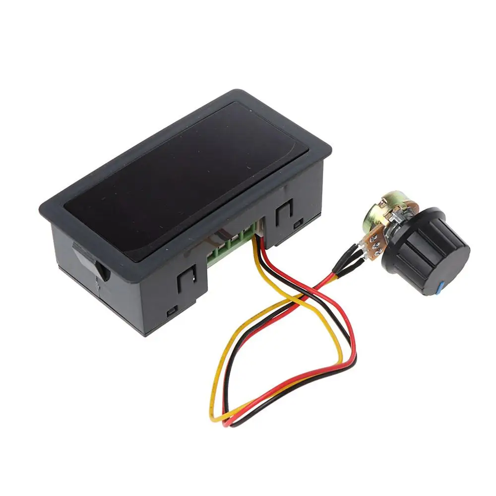DC 6 30V 12V 24V 15A Max PWM контроллер скорости двигателя с цифровым дисплеем|Контроллер