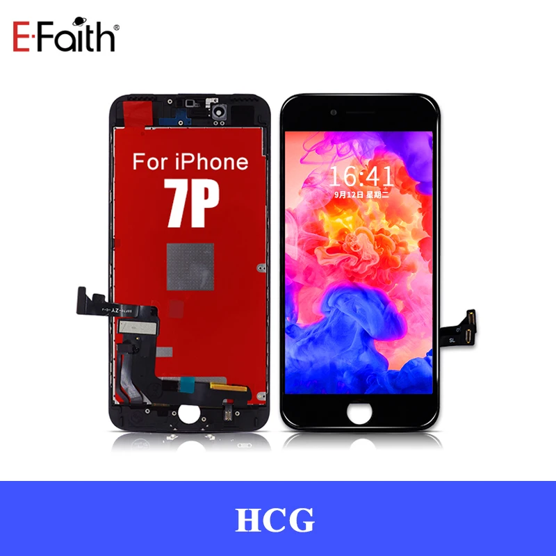 HCG 7 Plus Black 5 шт./партия EFaith HCG качественная цветная яркость для iPhone 7G 7P 7Plus 8G 8 P 8 Plus ЖК-дисплей с 3D сенсорным экраном - Цвет: HCG 7 Plus Black