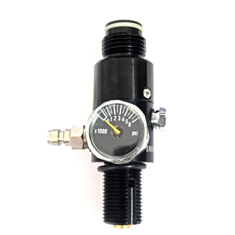 4500psi Compressed Bottle Air Tank Regulator Valve for Paintball Cylinder PCP HPA Airsoft Fire Diving Life Saving Scuba Medical airsoft pcp paintball tank cylinder adjustable compressed air regulator output pressure 0 300psi 0 825 14ngo thread