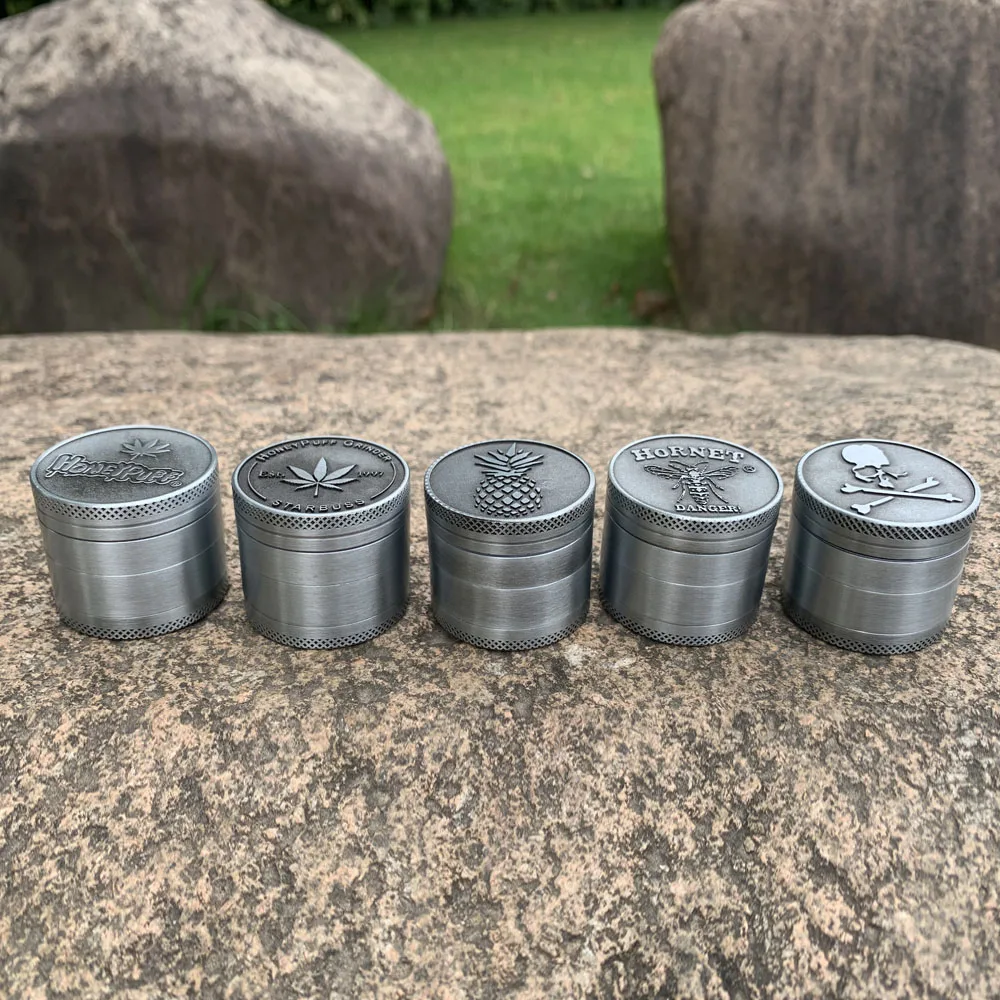 Металлическая мини-мельница для трав из цинкового сплава 40 мм | Дом и сад