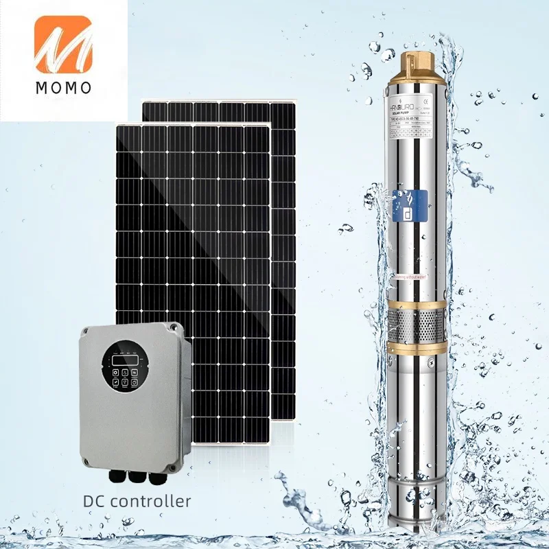 

72v 750w 95m 3.8m3/h 1hp 3inch solar submersible pump with plastic impeller