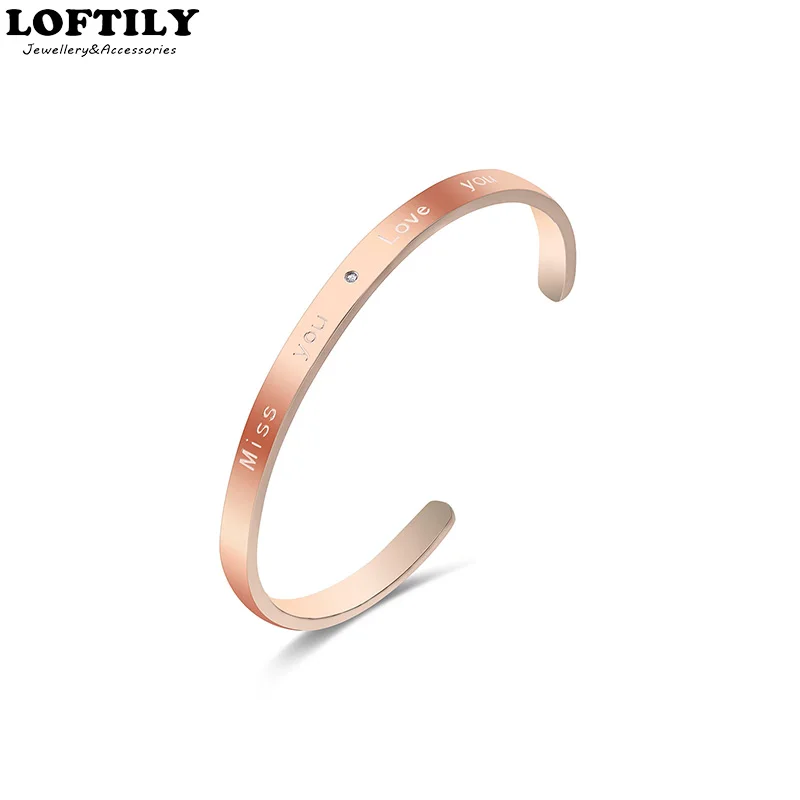 Браслеты-манжеты Daimond из нержавеющей стали 5 мм подарок для женщин браслеты