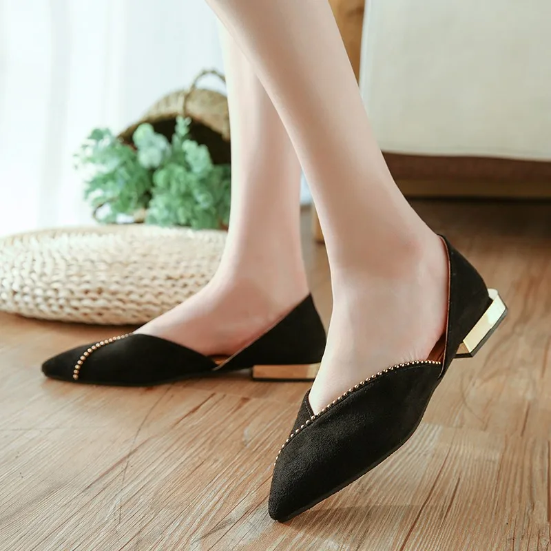 2019 сезон весна Новинка Модная женская обувь на плоской подошве женские балетные