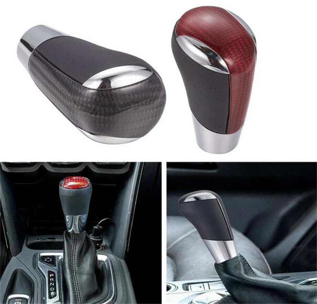 

Universal Car Aluminum Manual Automatic Car Carbon Fiber Stick Shifter Gear Shift Knob Fit For Honda Toyota Nissan Mitsubishi