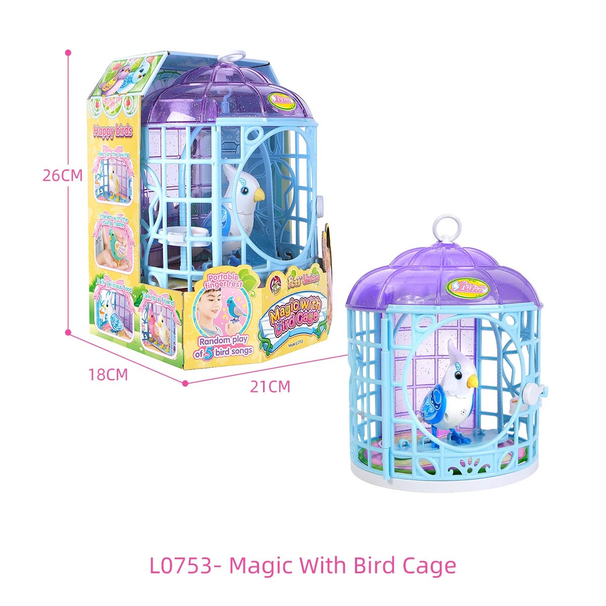 

Lelia Magic with bird cage