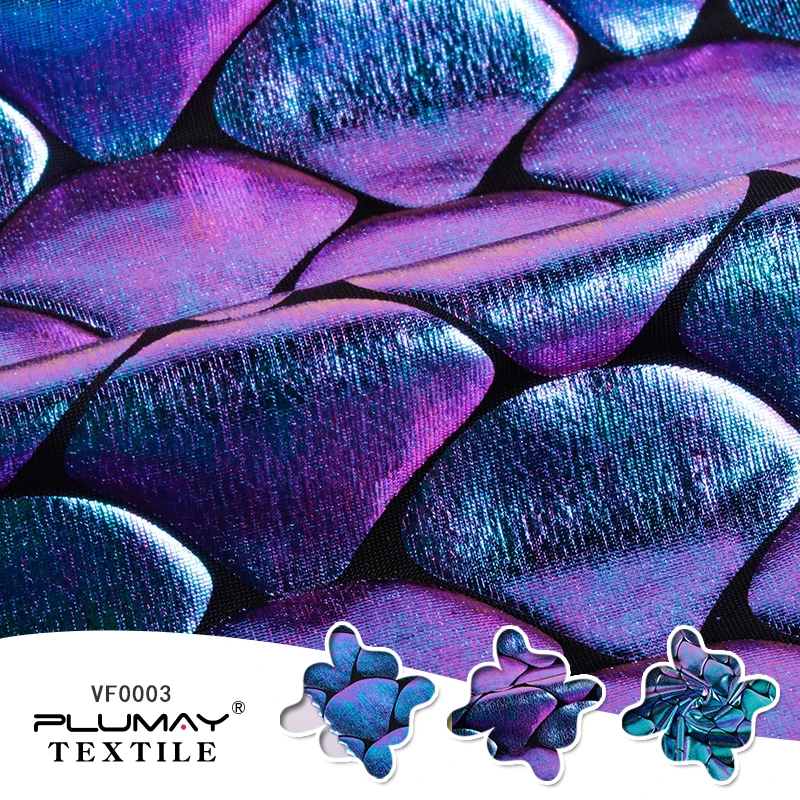 Радужная Лазерная блестящая ткань для костюма русалки голограмма спандекс 4