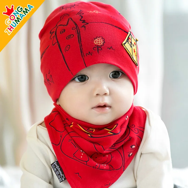 Детская шапка для путешествий нагрудник комплект из 2 предметов детская Девочки