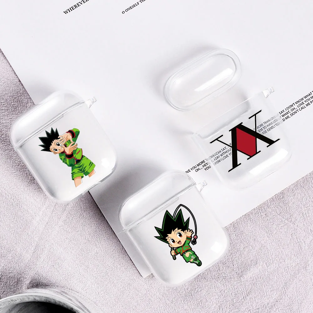 

Hot Anime Hunter x Hunter HXH Funny Hisoka Morow Clear Airpod Case For Apple Airpods 2 1 Earphone Cover Soft TPU Coque Fundas