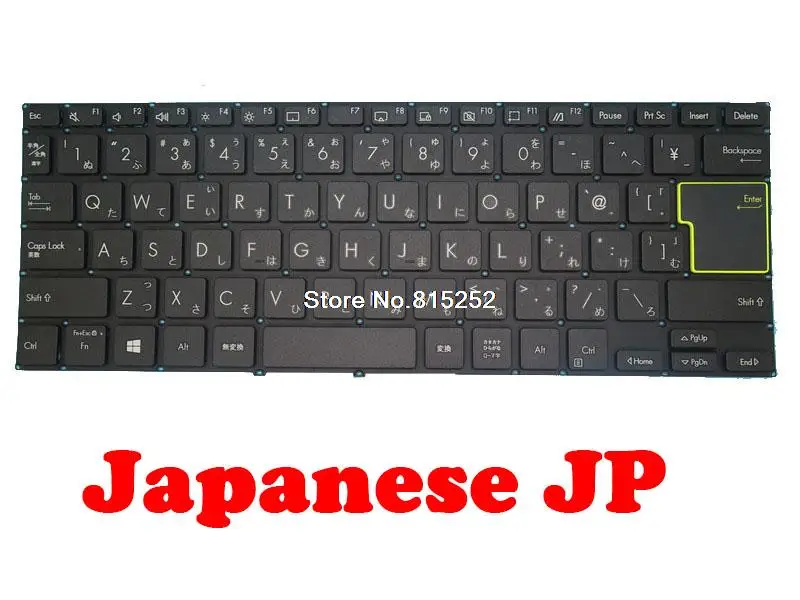 

Laptop Keyboard For ASUS M413DA M413IA Without Frame Black Japanese JP