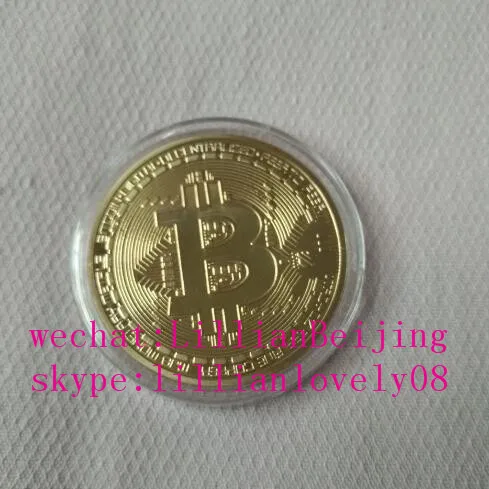Медаль биткоина золотого цвета подарок медали btc | Компьютеры и офис