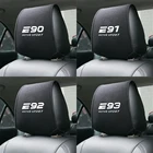 1 шт. популярный автомобильный чехол на подголовник подходит для BMW E30 E34 E36 E39 E46 E53 E60 E61 E62 E70 E87 E90 E91 E92 E93 аксессуары для стайлинга автомобиля