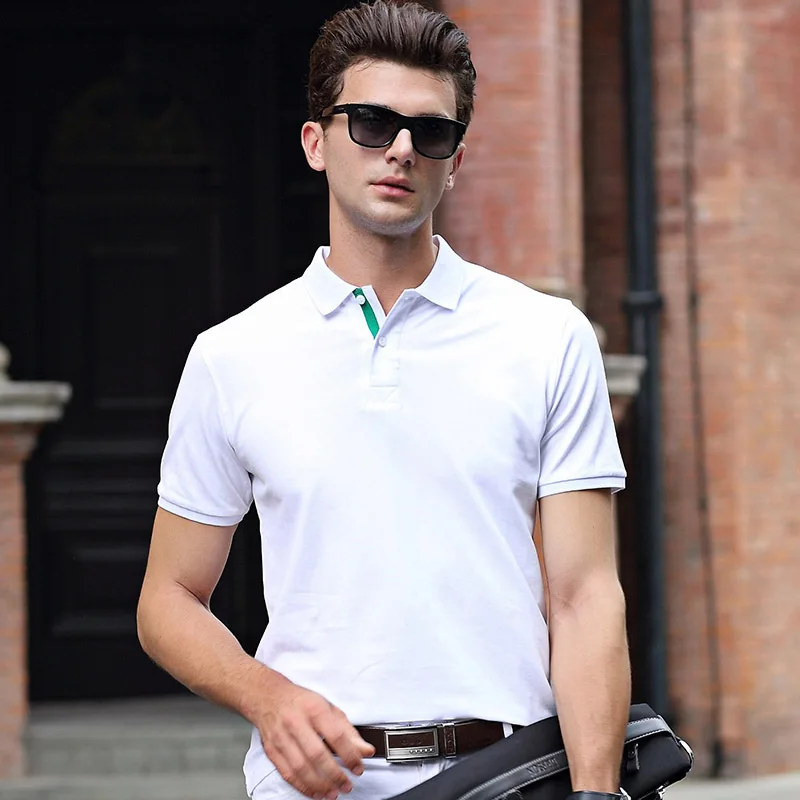 Брендовая мужская рубашка поло 2020 высокое качество деловые мужские рубашки