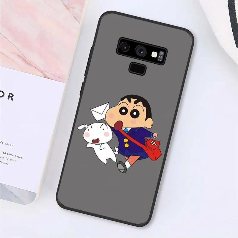 Babaite Kawaii Аниме Мультфильм Crayon Shin-chan чехол для телефона для samsung Galaxy A50 Note9 8 7 5 10 Pro J5 J6 Prime J7 DUO