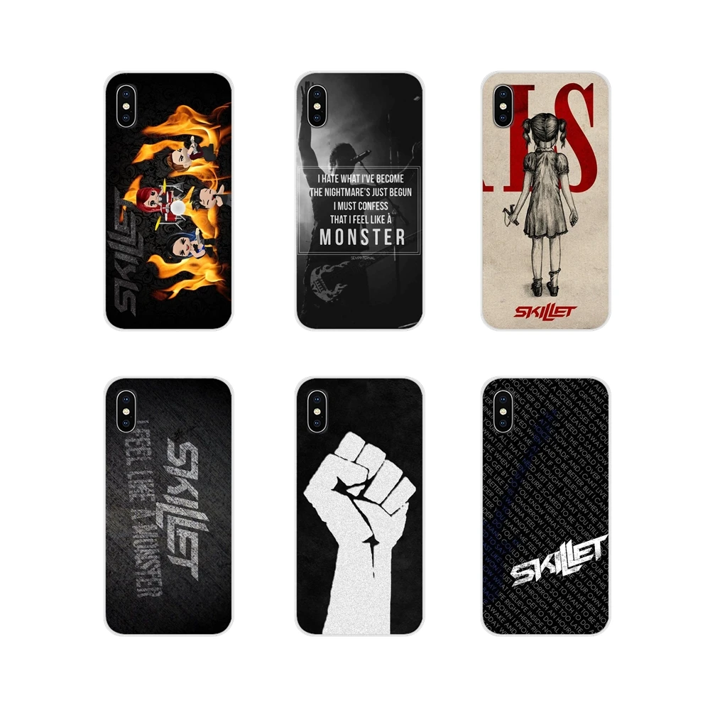 Аксессуары чехлы для телефонов Чехлы Skillet Rock Xiaomi Mi4 Mi5 Mi5S Mi6 Mi A1 A2 5X 6X 8 9 Lite SE Pro Max Mix 2 3
