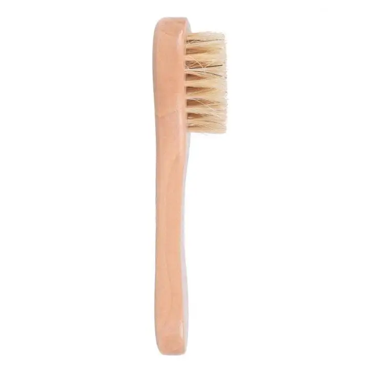 

Natural Boar Bristles Facial Brush Dry Skin Bath Spa Brush Remove Dead Skin Rub Face Nail Brush Wholesale