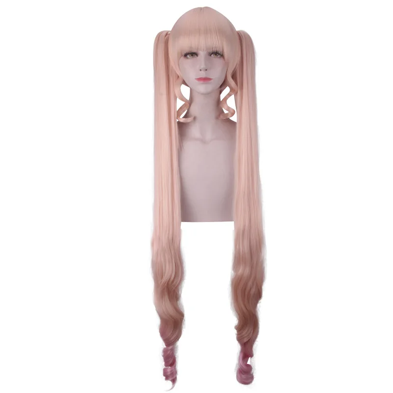 

120cm Rozen Maiden Cosplay Wig with chip ponytails Taisho Shin ku Reiner Rubin Long Synthetic fake Hair party role play Perucas