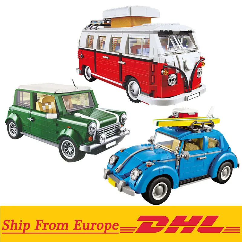 21001 21002 21003 Creator Camper Car Technic строительные блоки кирпичи игрушки Совместимые 10220 10252 10242 классический автомобиль