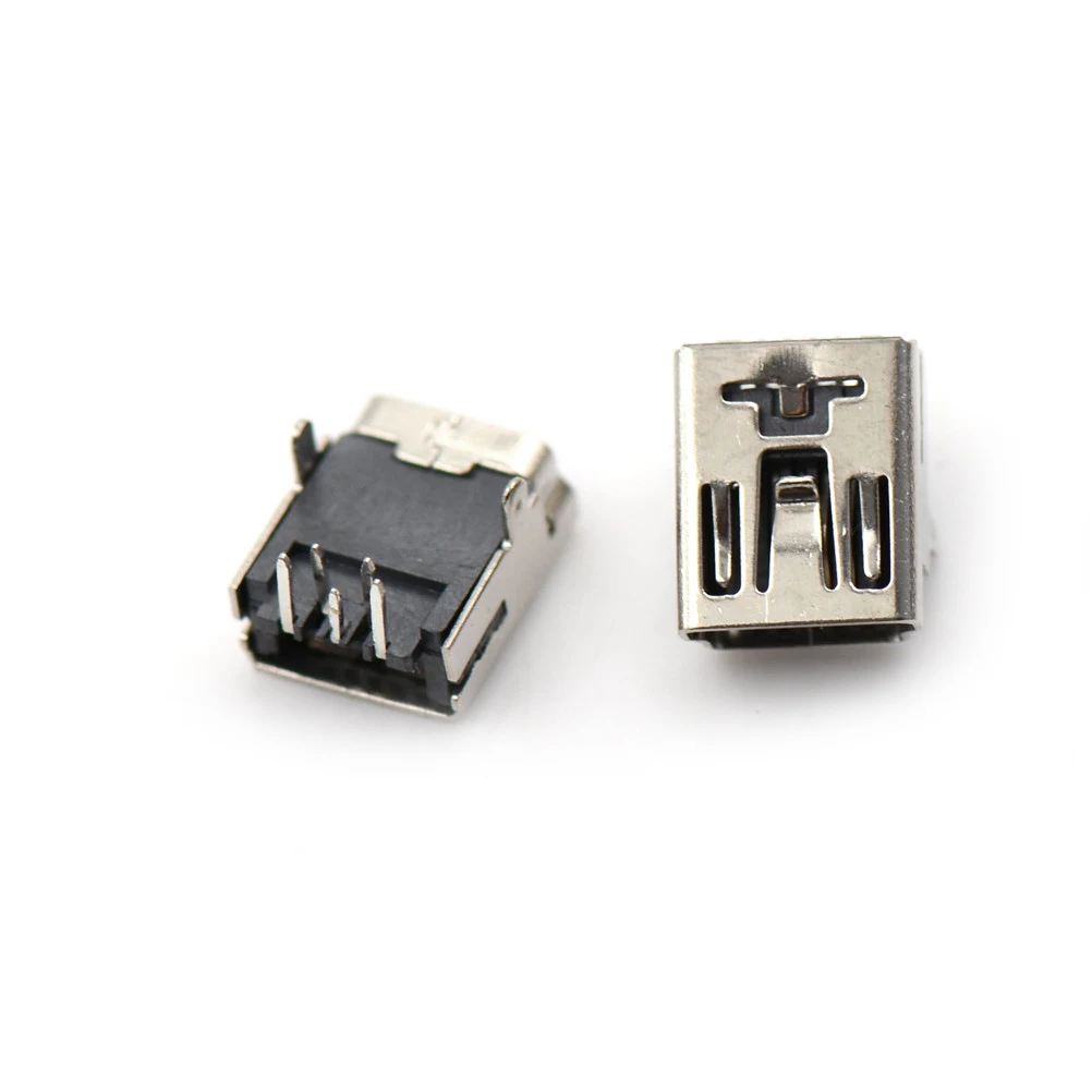 10 шт. мини USB разъем 90 градусов передняя 2 фута 5 PIN микро для Мобильный телефон Micro