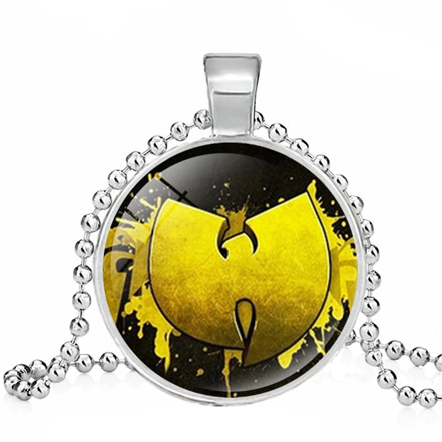 Горячая Wu Tang клановая цепочка ожерелье хип хоп логотип музыкальной группы s