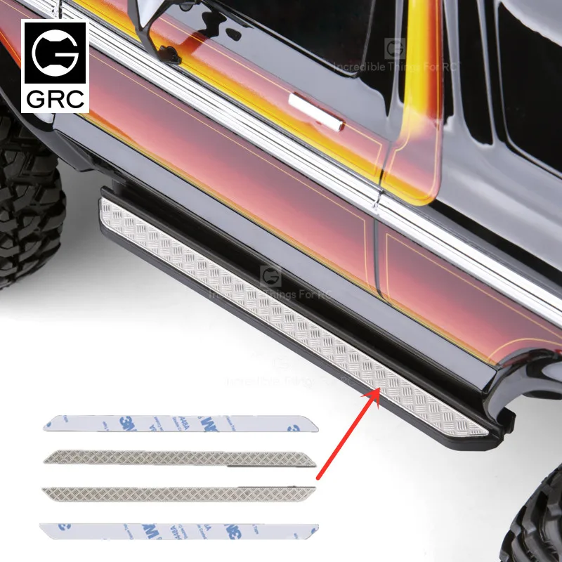 Ножная педаль GRC с металлической нескользящей пластиной декоративная