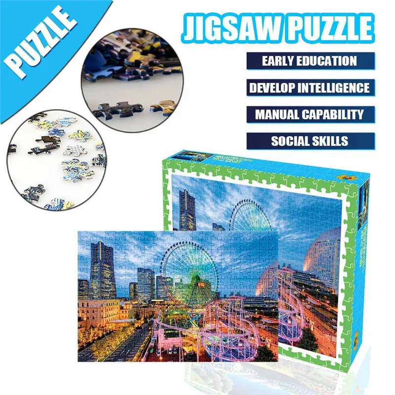 Пазлы бумажные из 300 деталей для детей и взрослых | Игрушки хобби