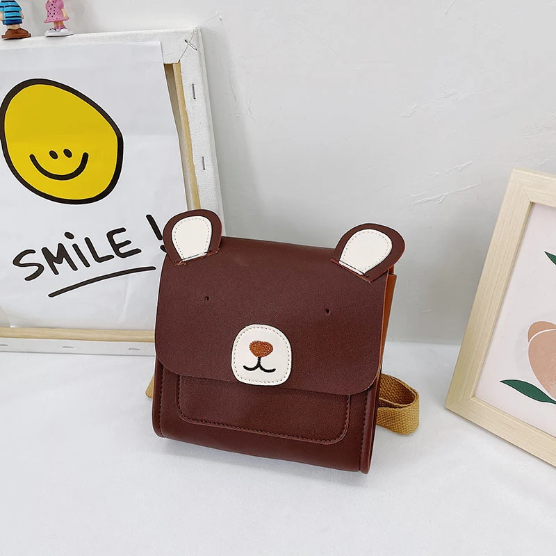 2021new Kids Backpacks Children Cute Animal Bear Printed Travel Bags Handbag Kindergarten Boys Girls School Bag