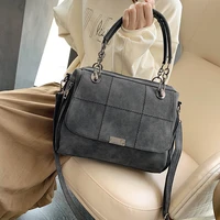 winter style matte women handbag scrub female shoulder bags large capacity pu leather lady totes boston bag for travel hand bags