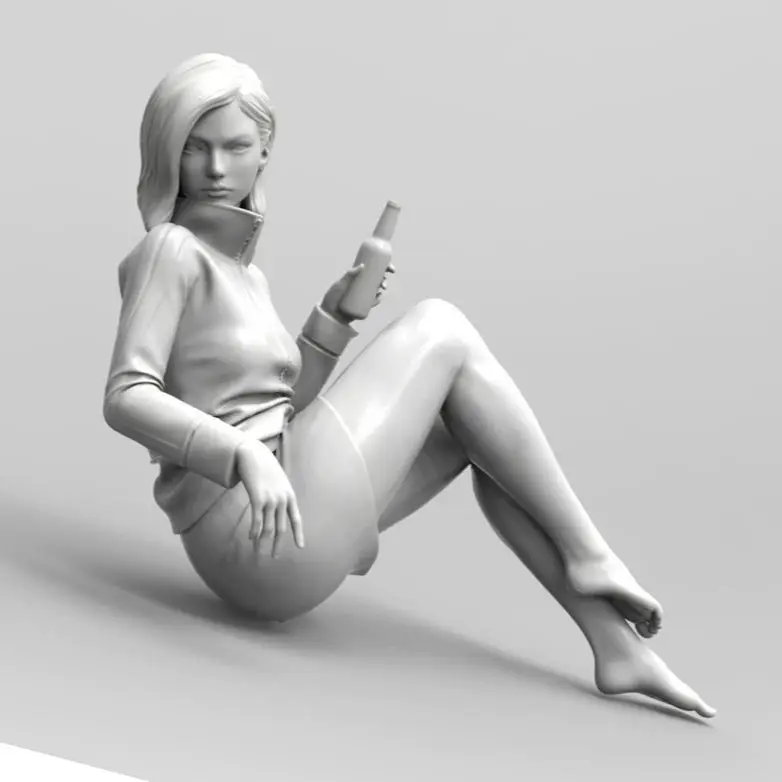 

1/35 Resin Model Figure GK . Unassembled and unpainted kit