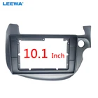 Автомобильная стереосистема LEEWA, 2DIN, рамка Fascia ДЛЯ Honda Fit 08-13 (RHD), 10,1 дюйма, большой экран, CDDVD-плеер, комплект для крепления на лице и приборной панели, #6203