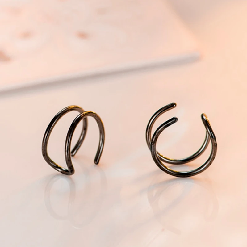 Серьги-каффы женские из серебра 925 пробы 2 шт./лот | Украшения и аксессуары