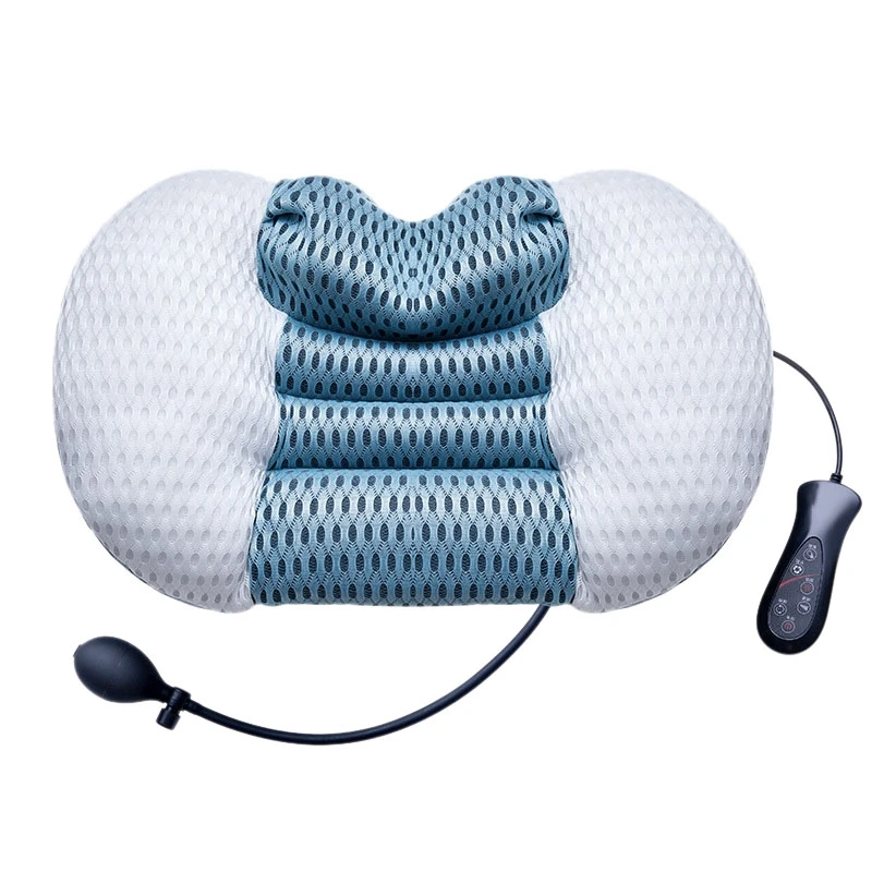 

Cervical Spine Massager Back Inflatable Dual Warm Compress Shoulder Neck Household Electric Massage Pillow