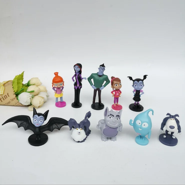 

50 шт./лот Мультяшные Аниме фигурки 3-7 см, детская игрушка, подарок на день рождения, хобби коллекции